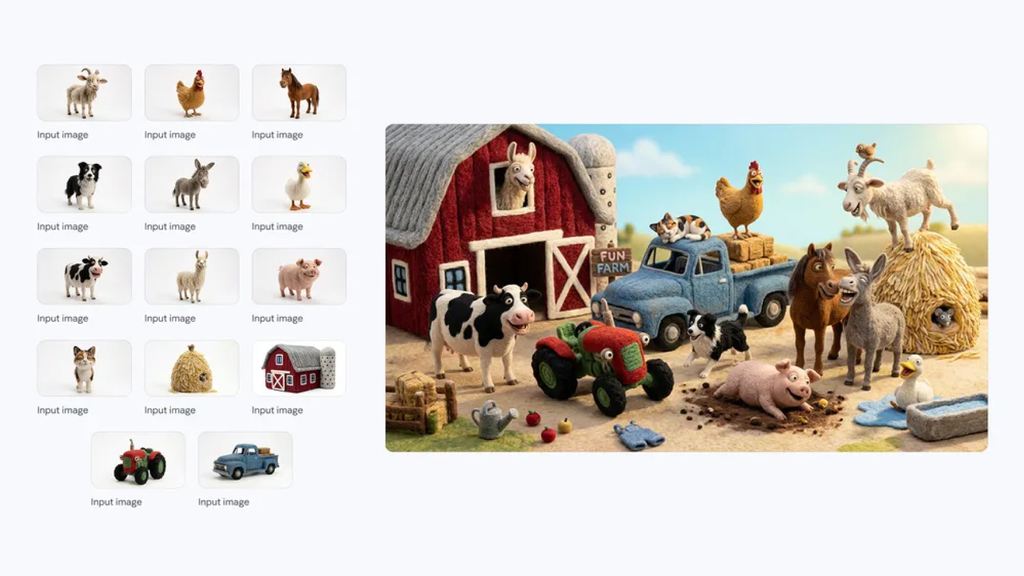 Compose From Up to 14 References in One Prompt